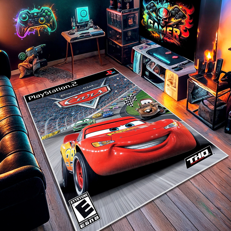 Cars Halı 80 x 120 cm , Diğer Ölçüler İçin Varyasyon Seçebilirsiniz