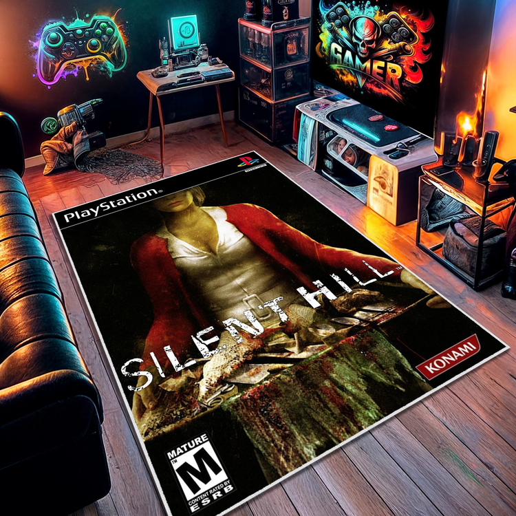 Silent Hill Halı 80 x 120 cm  , Diğer Ölçüler İçin Varyasyon Seçebilirsiniz