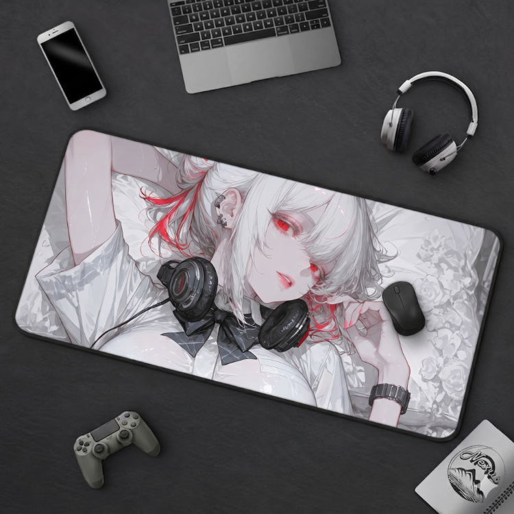Anime Kız Temalı Kişiye özel tasarım gaming mousepad ile setup’inı tamamen sana özel