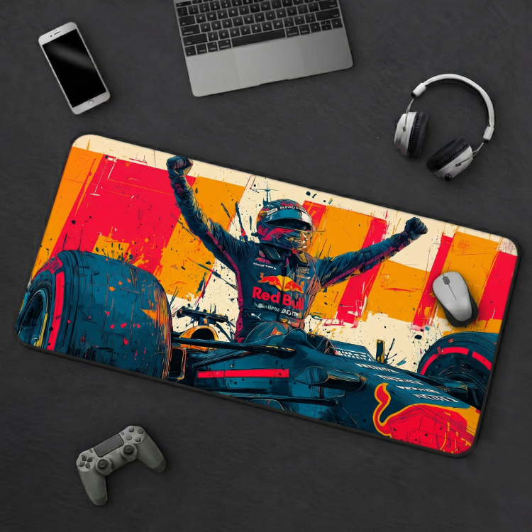 Formula Temalı Kişiye özel tasarım gaming mousepad ile setup’inı tamamen sana özel