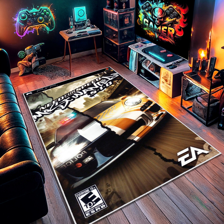 NFS Mostwnted Halı 80 x 120 cm , Diğer Ölçüler İçin Varyasyon Seçebilirsiniz