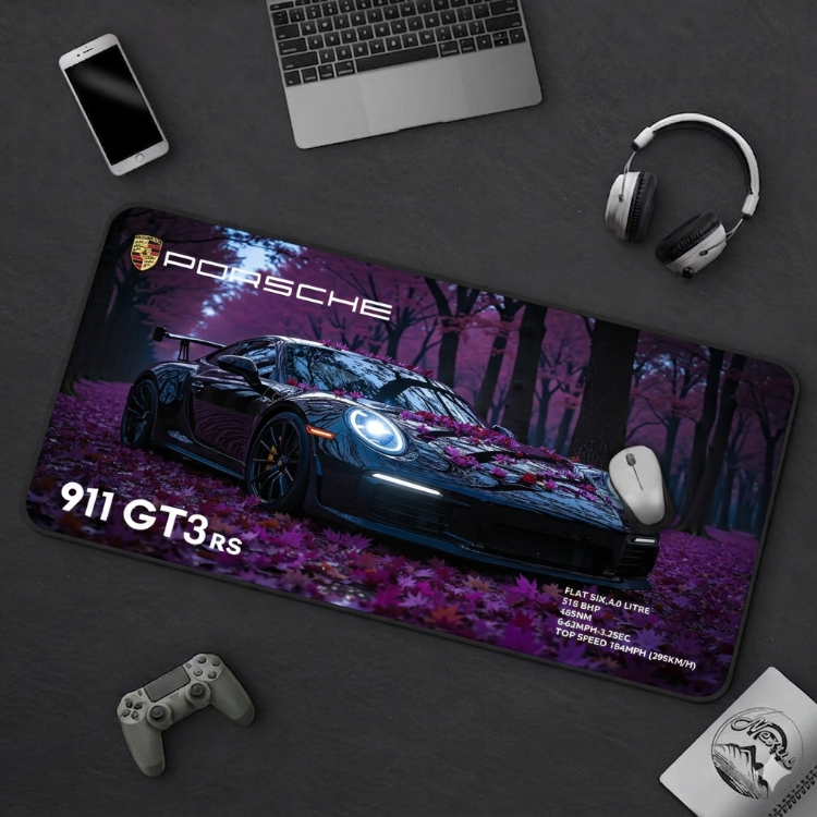 Porsche Temalı Kişiye özel tasarım gaming mousepad ile setup’inı tamamen sana özel