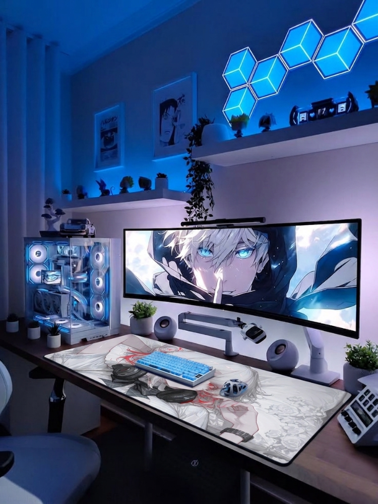Anime Kız Temalı Kişiye özel tasarım gaming mousepad ile setup’inı tamamen sana özel
