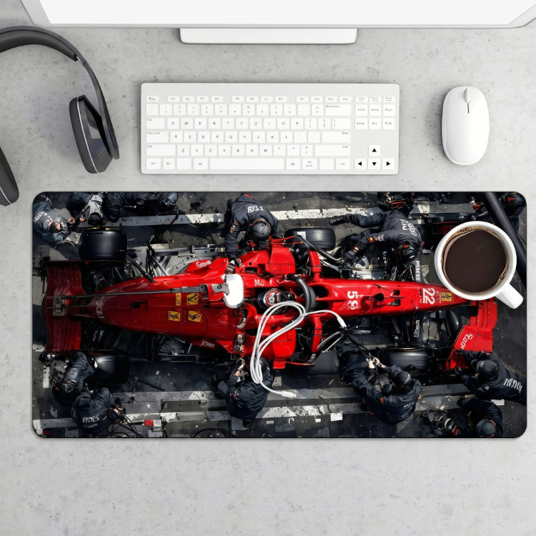 Formula Temalı Kişiye özel tasarım gaming mousepad ile setup’inı tamamen sana özel