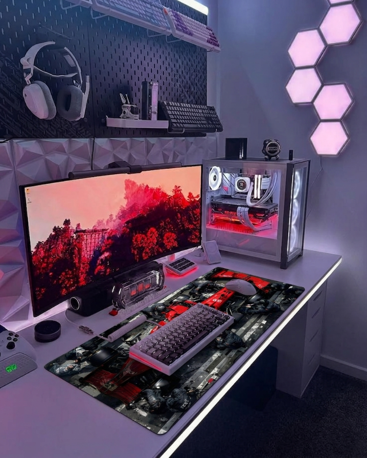 Formula Temalı Kişiye özel tasarım gaming mousepad ile setup’inı tamamen sana özel