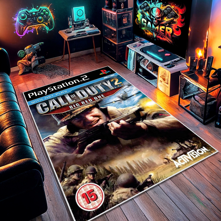 Call Of Duty Halı 80 x 120 cm , Diğer Ölçüler İçin Varyasyon Seçebilirsiniz