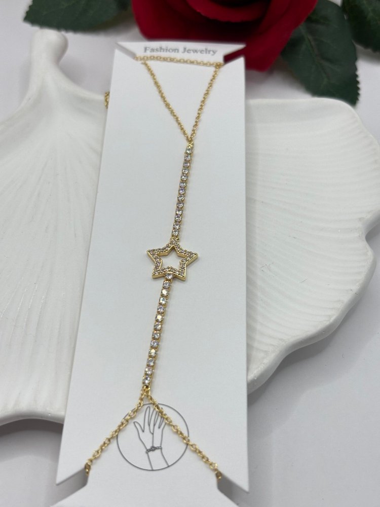 Zirve Yıldızı Taşlı Gold Şahmeran