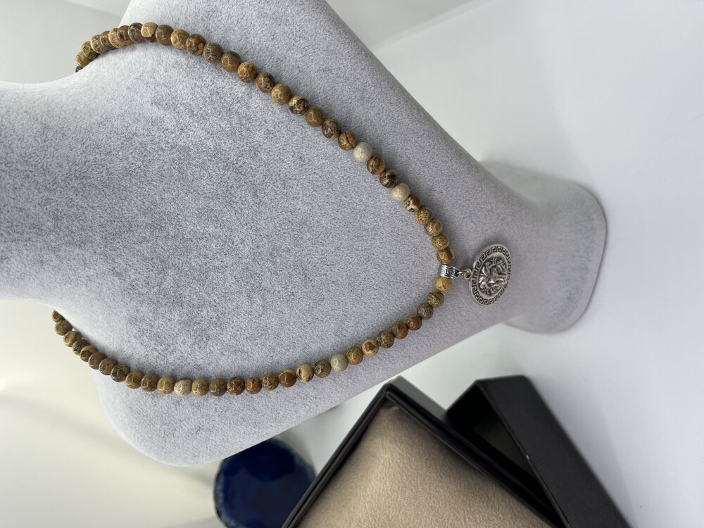 Jasper 6 mm Doğaltaş kolye
