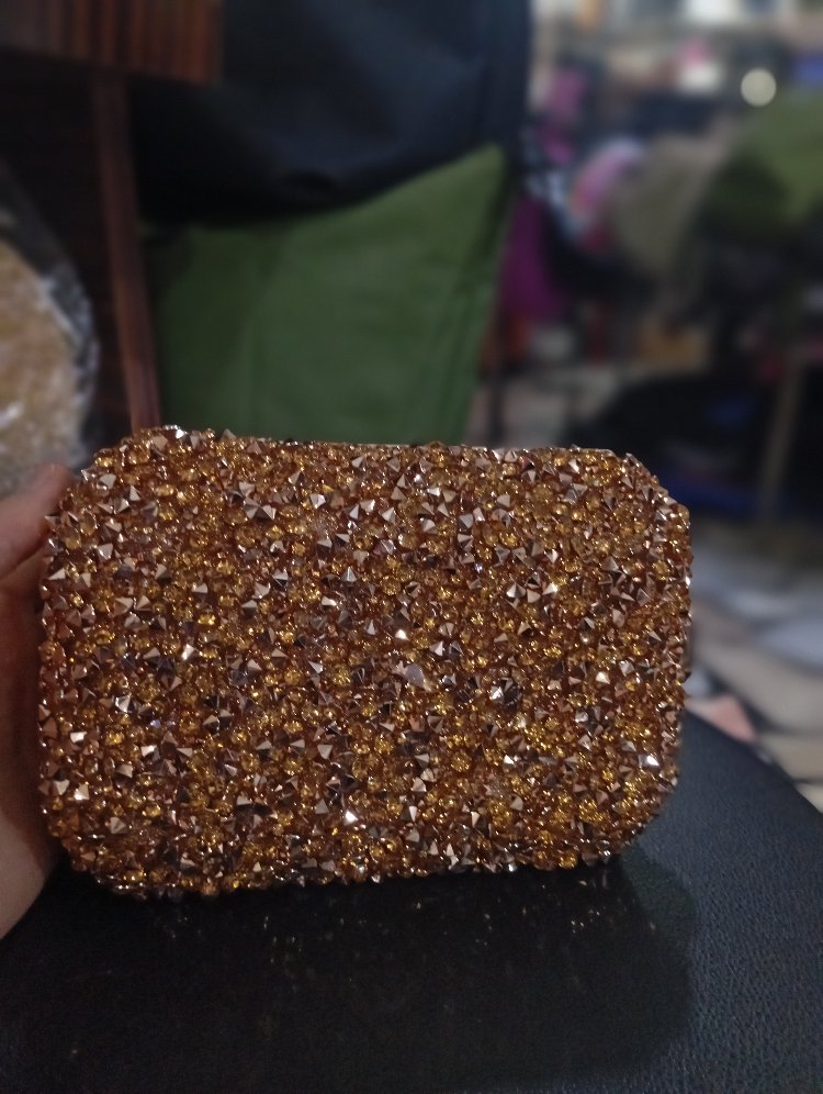 taşlı clutch çanta