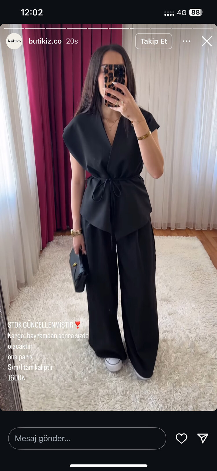Yelek etek pantolon takım