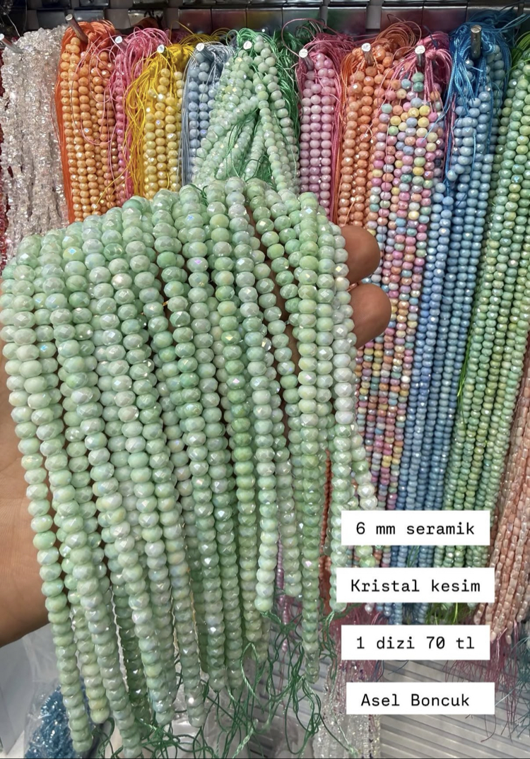 6 mm kristal kesim seramik