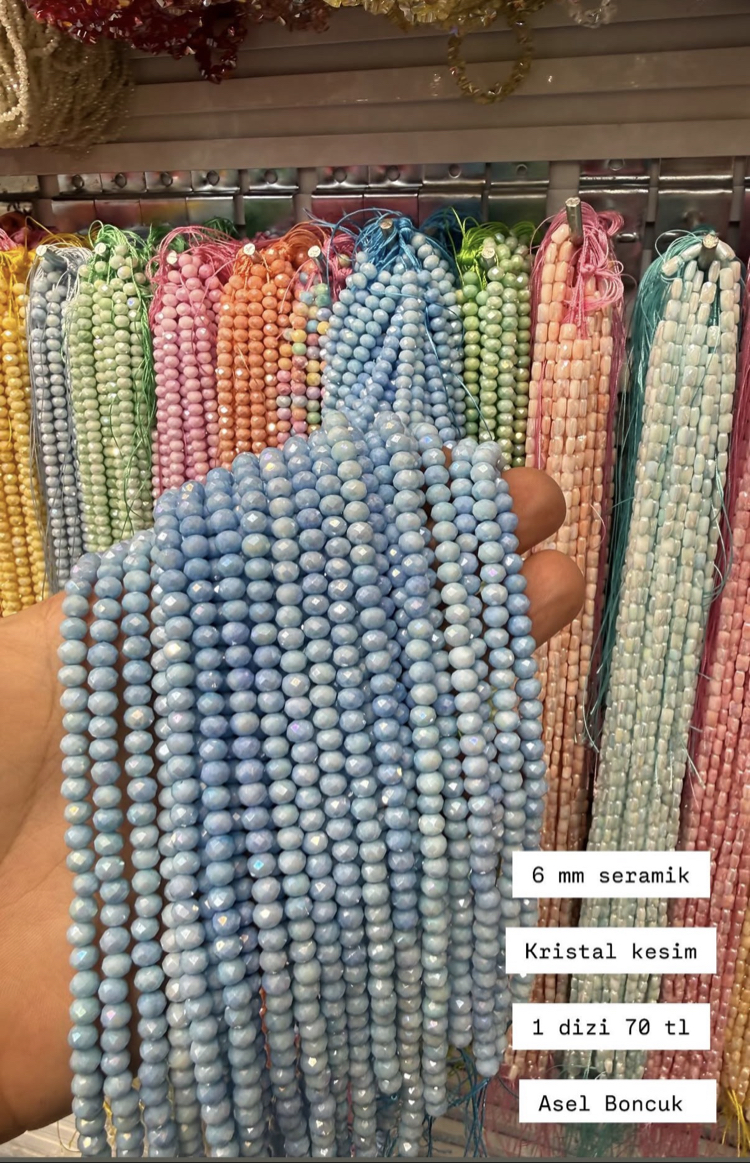 6 mm kristal kesim seramik