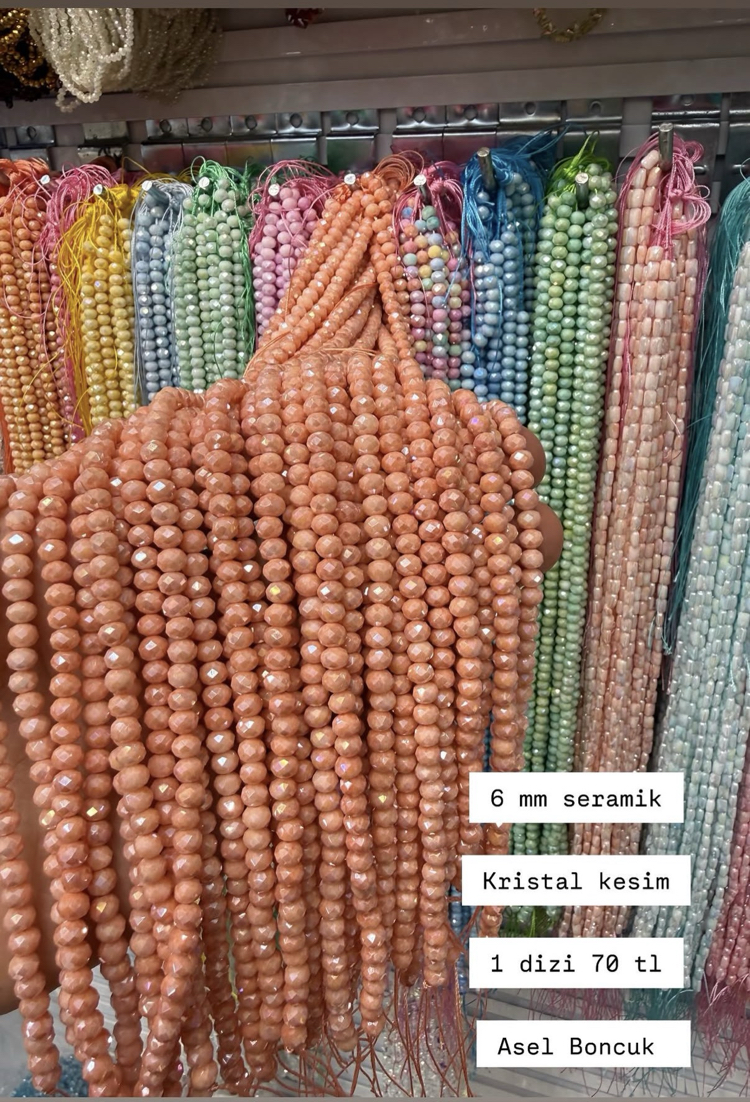 6 mm kristal kesim seramik
