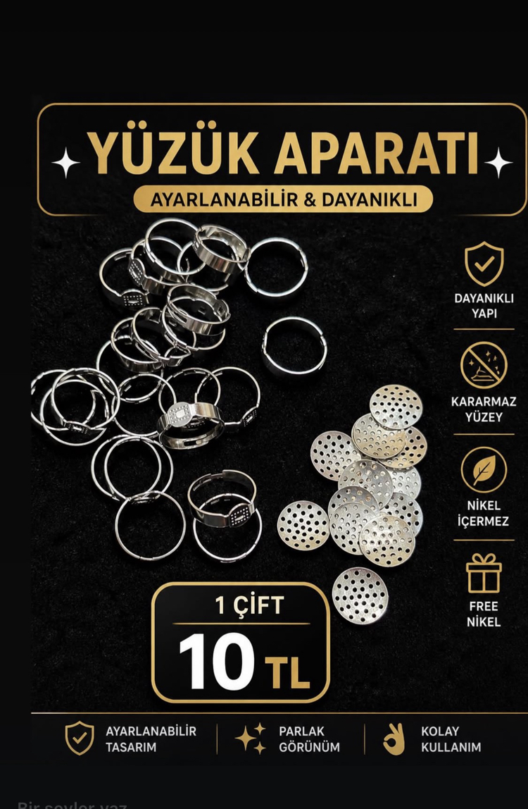 yüzük aparatı gümüş