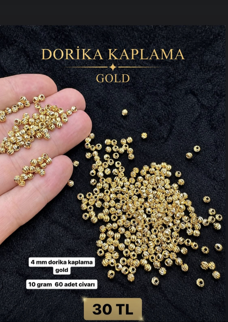 4 mm DORİKA kaplama gold