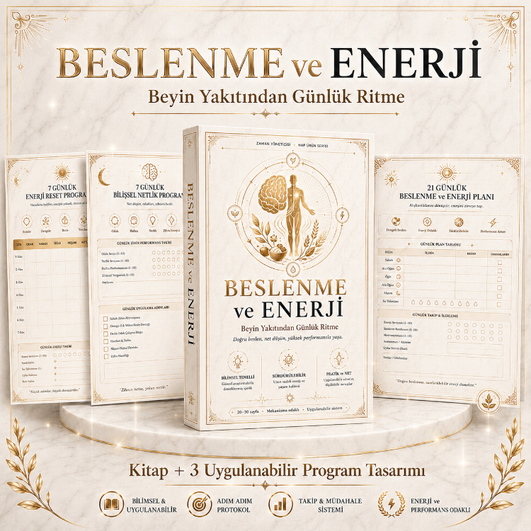 Hayat Düzeni için Beslenme ve Enerji | + 3 Program Tasarımı