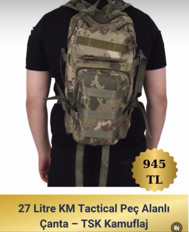 Peç alanlı çanta