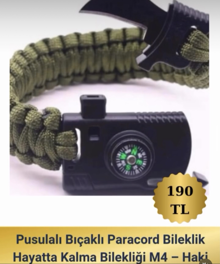 Pusula bıçaklı bileklik