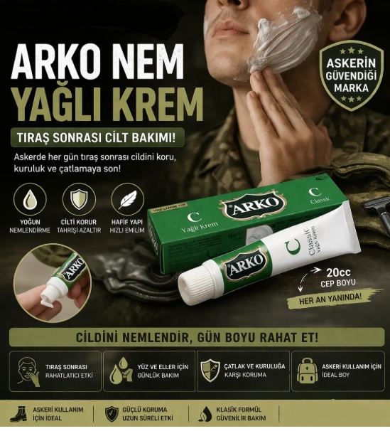 ✔️ARKO KREM YAGLI 20 CC