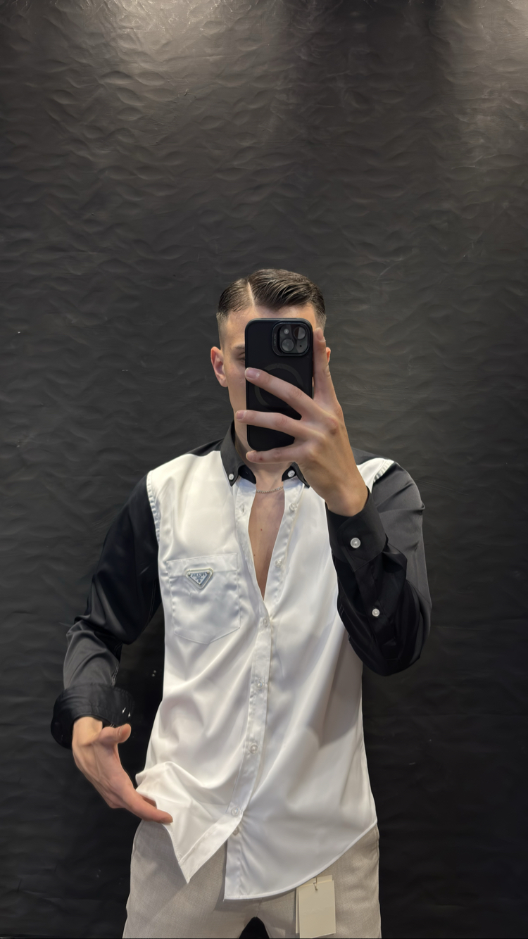 PRADA PREMIUM GÖMLEK (İTHAL KUMAŞ )beya