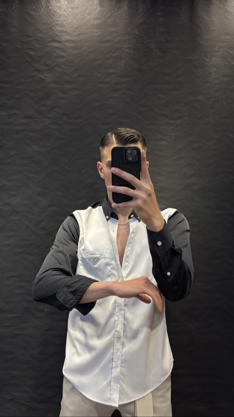 PRADA PREMIUM GÖMLEK (İTHAL KUMAŞ )beya