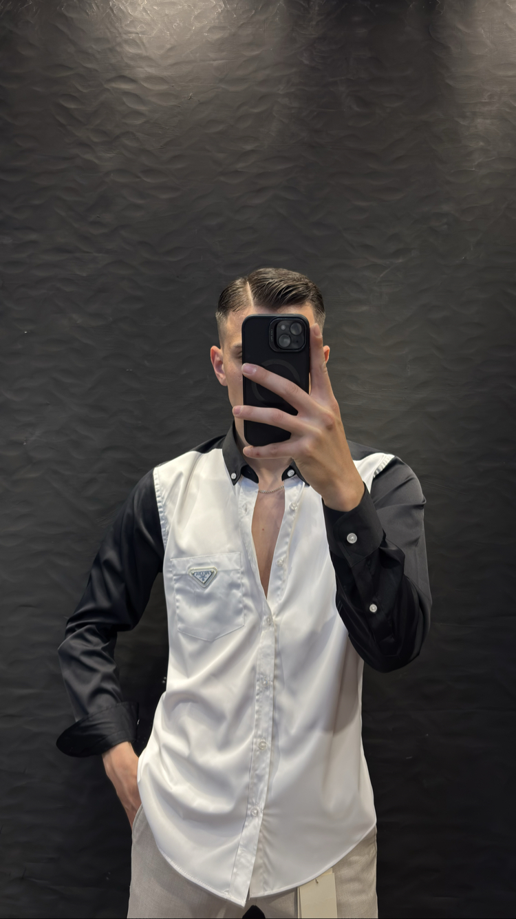 PRADA PREMIUM GÖMLEK (İTHAL KUMAŞ )beya