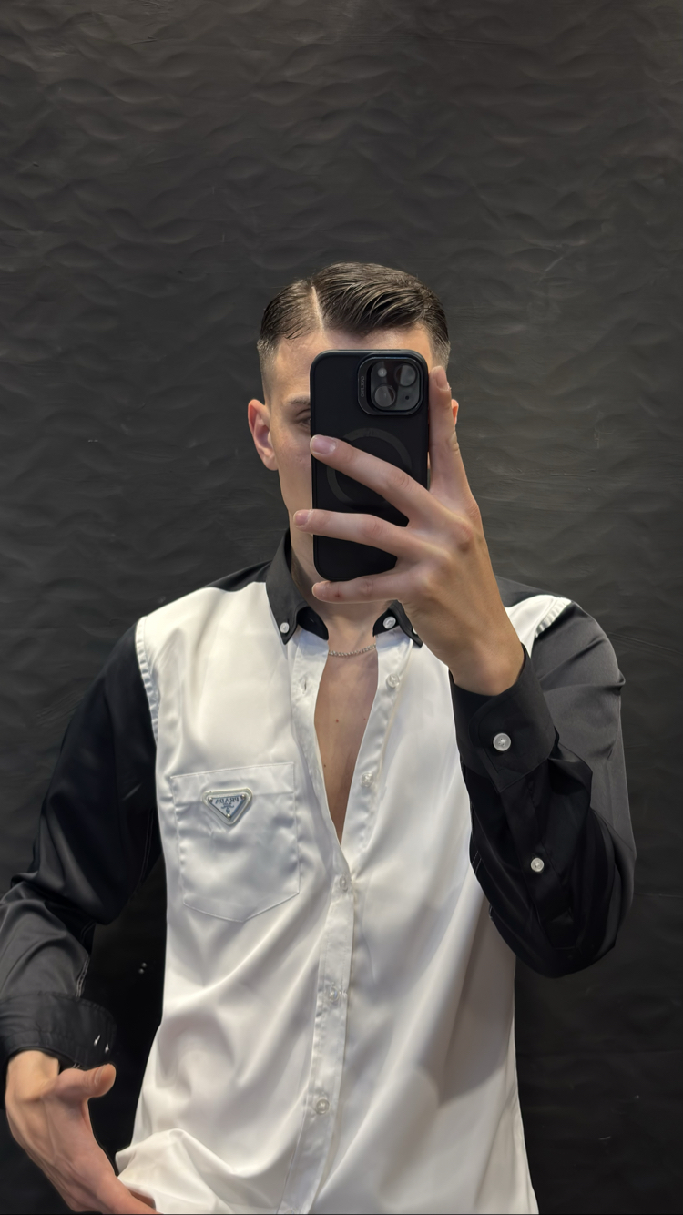 PRADA PREMIUM GÖMLEK (İTHAL KUMAŞ )beya