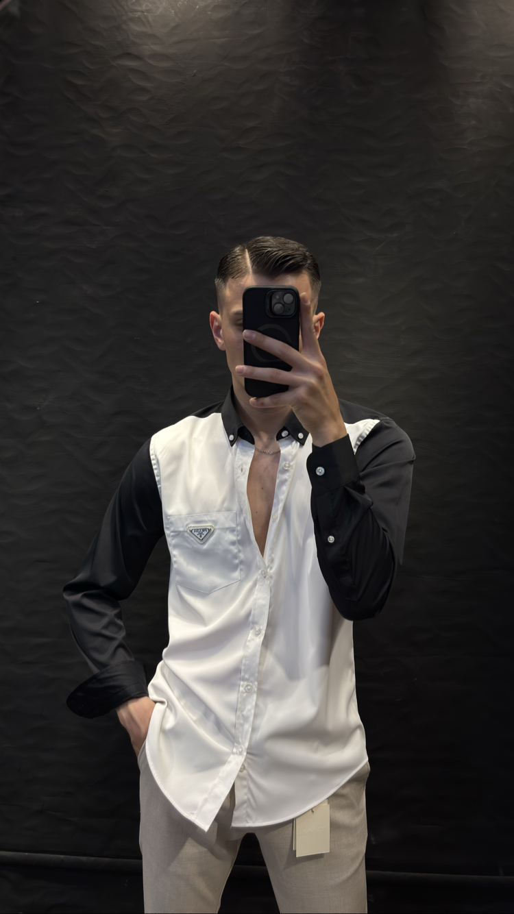 PRADA PREMIUM GÖMLEK (İTHAL KUMAŞ )beya