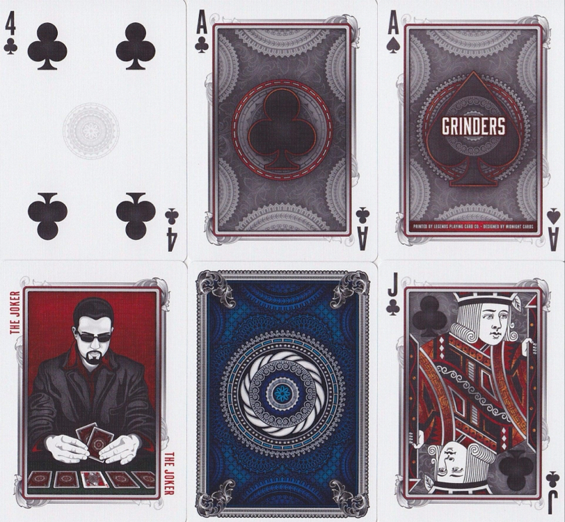 Grinders Playing Cards (Mavi)
