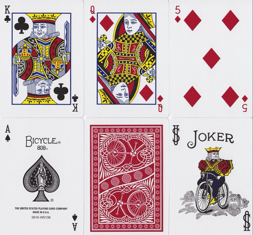 Bicycle Chainless Playing Cards (Kırmızı)