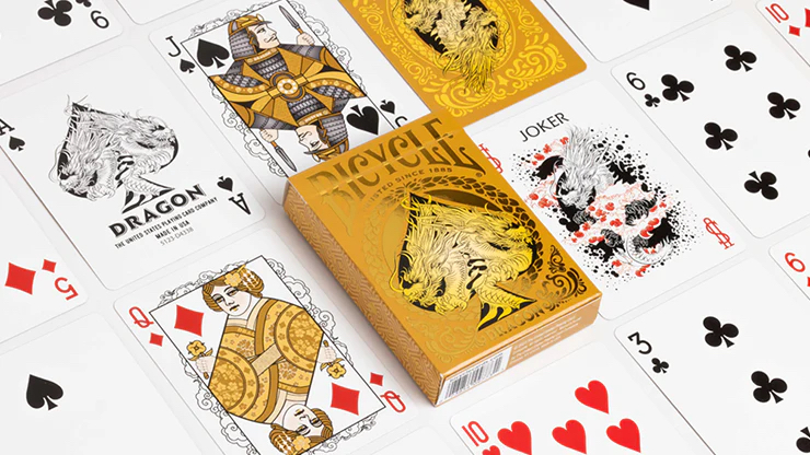 Bicycle Dragon v2 Playing Cards
