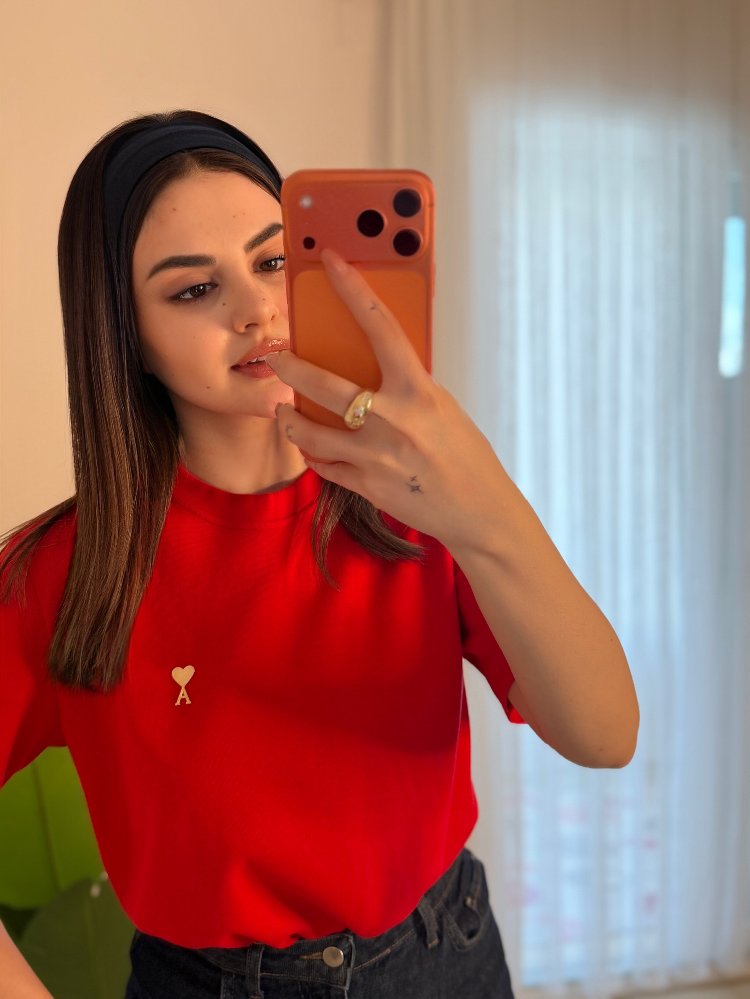 kırmızı pami tişört