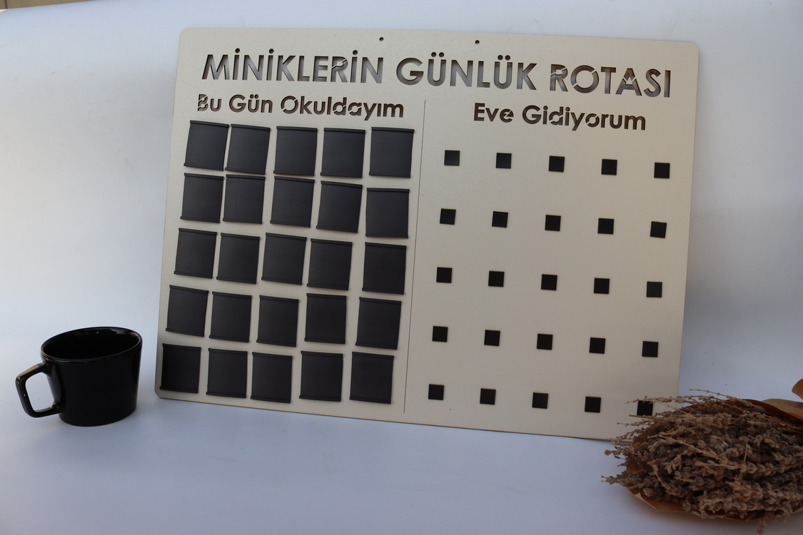 Miniklerin Günlük Rotası (25 li) 
