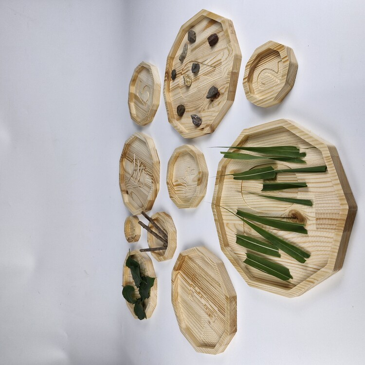 Ahşap Montessori Ongen Piramit
