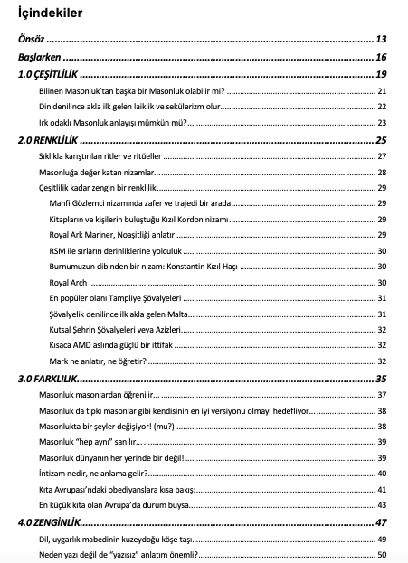 ÇOK MERAK EDİLEN MASONLUK