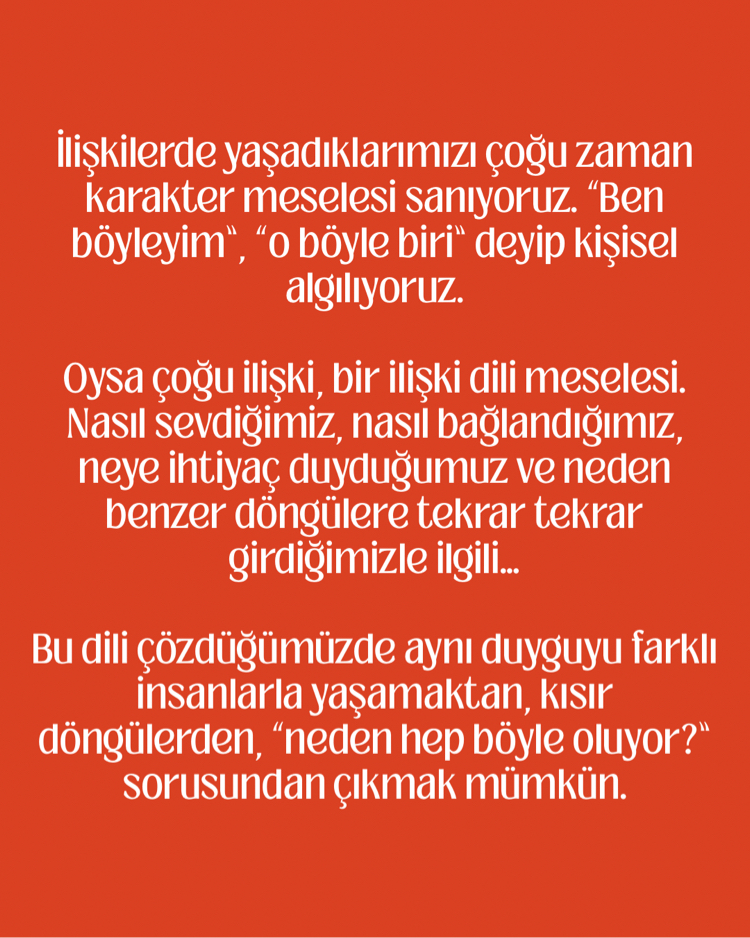 Aşkın Haritası Atölyesi