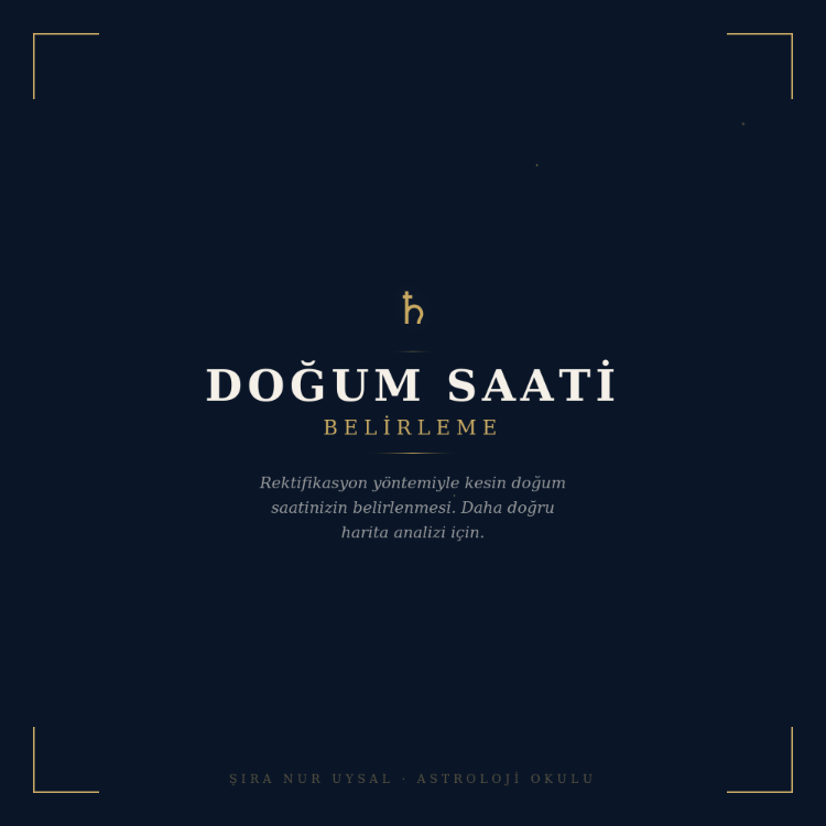 DOĞUM SAATİ BELİRLEME DANIŞMANLIĞI