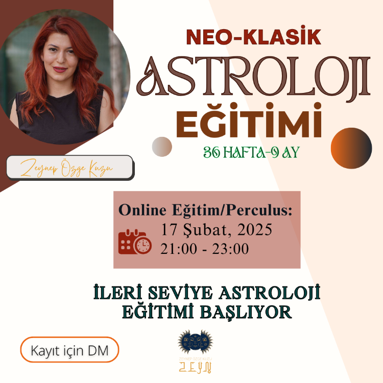 İLERİ SEVİYE ASTROLOJİ EĞİTİMİ-9 AY