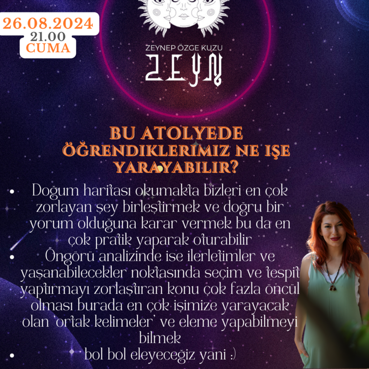Pratik Natal Harita ve Öngörü Yöntemleri Okuma Atolyesi
