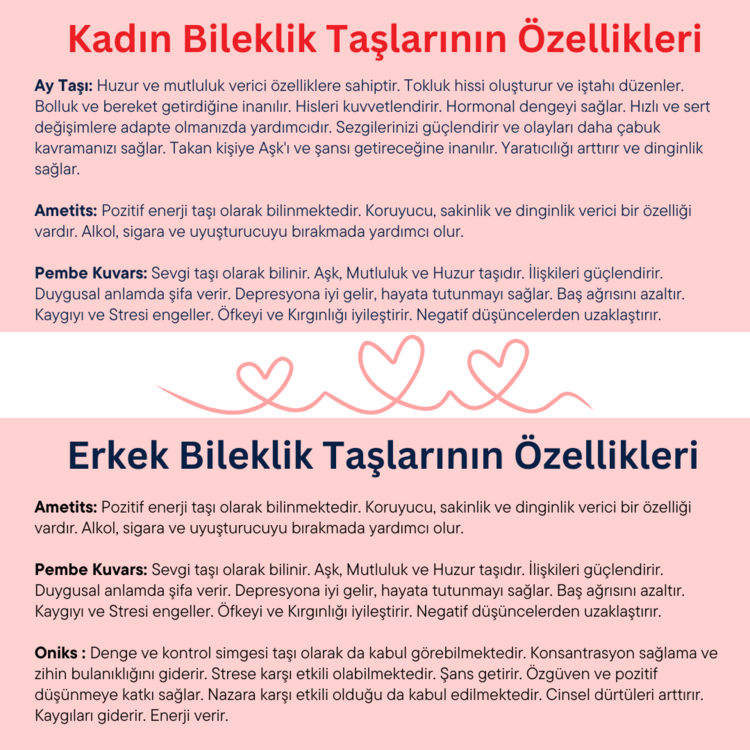 Çift Uyum Bilekliği – Aşk – Sevgi – Mutluluk –
