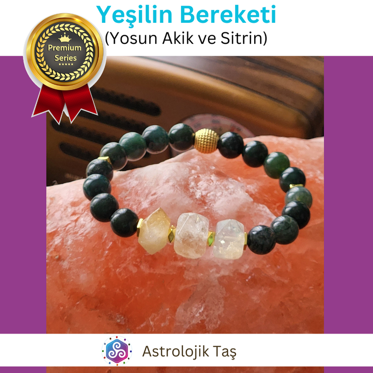 Yeşilin Bereketi Bilekliği