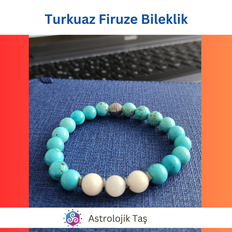 Turkuaz Firuze Doğal Taş Bileklik