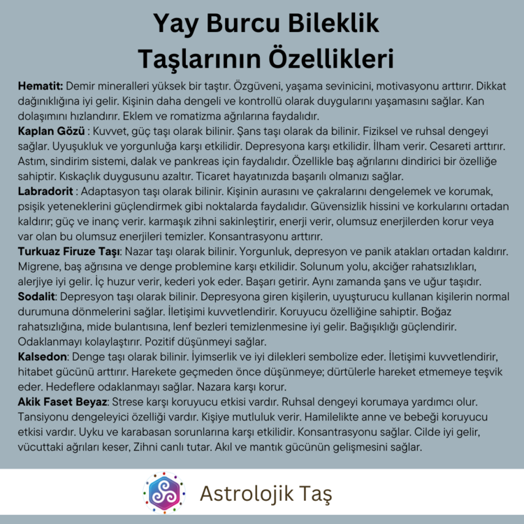 Yay Burcu Bilekliği