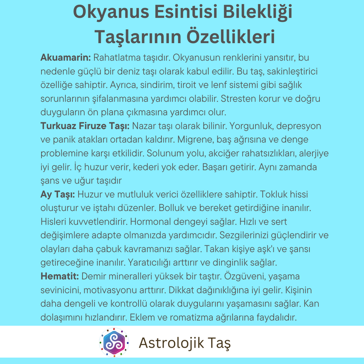 Okyanus Esintisi Bilekliği