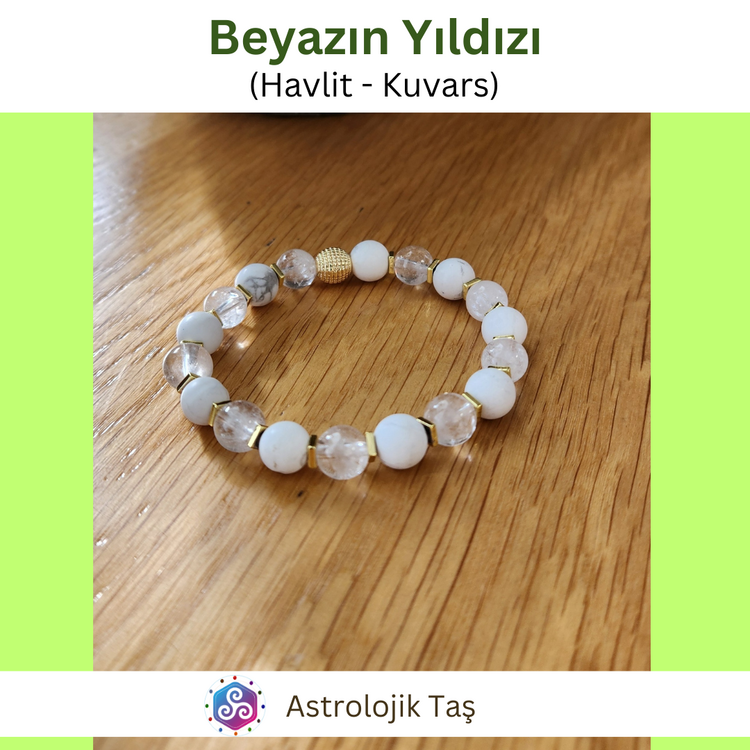 Beyazın Yıldızı ( Havlit ve Kristal Kuvars)