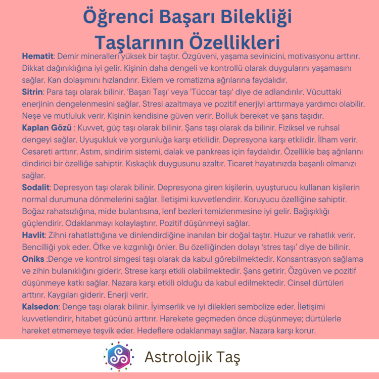 Öğrenci Başarı Bilekliği