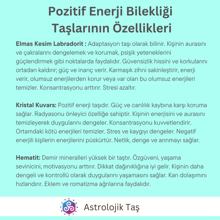 Pozitif Enerji Bilekliği