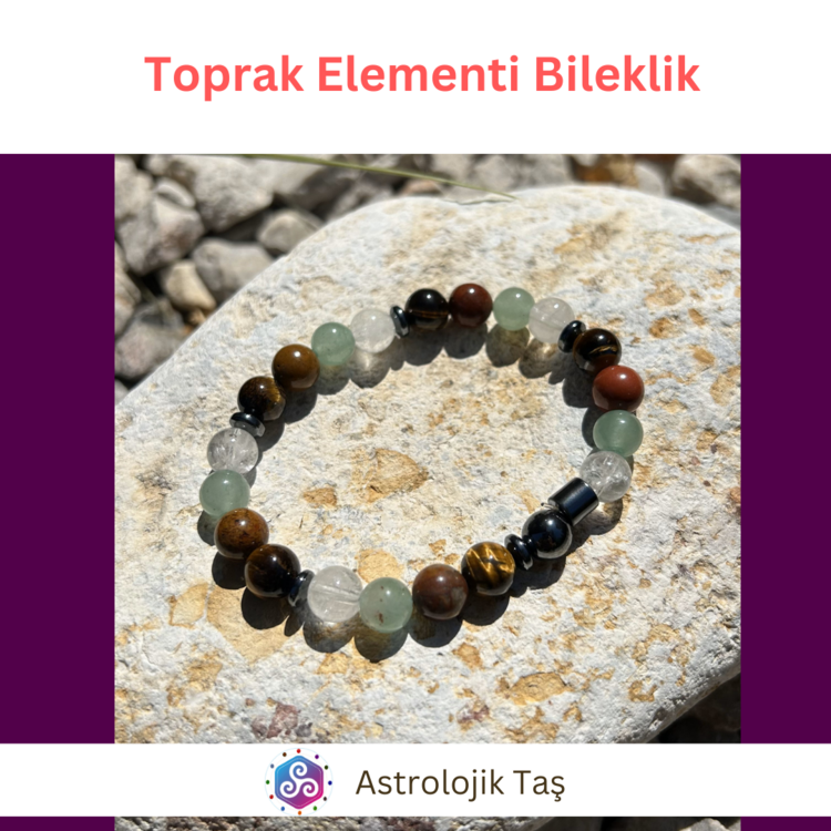 Toprak Elementi Bilekliği