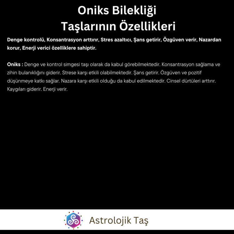 Oniks Bileklik