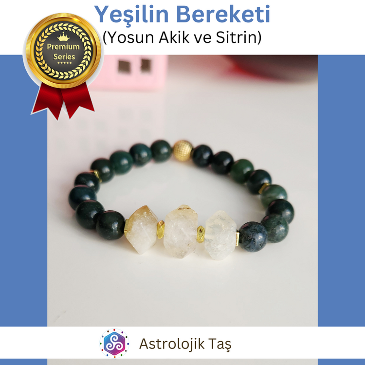 Yeşilin Bereketi Bilekliği